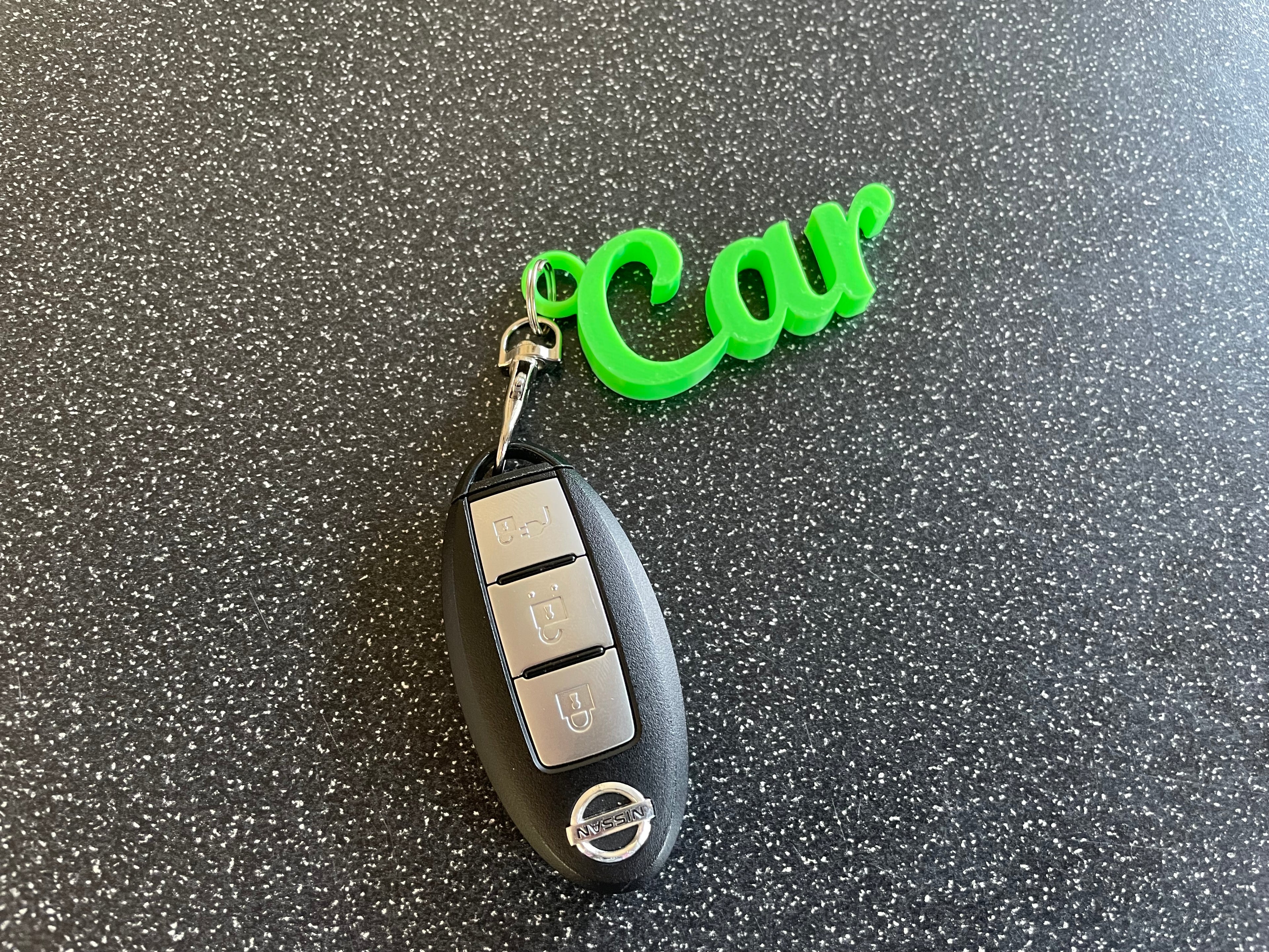 Personalised 3D Printed Name Keyring – Custom Gift with Lobster Clasp