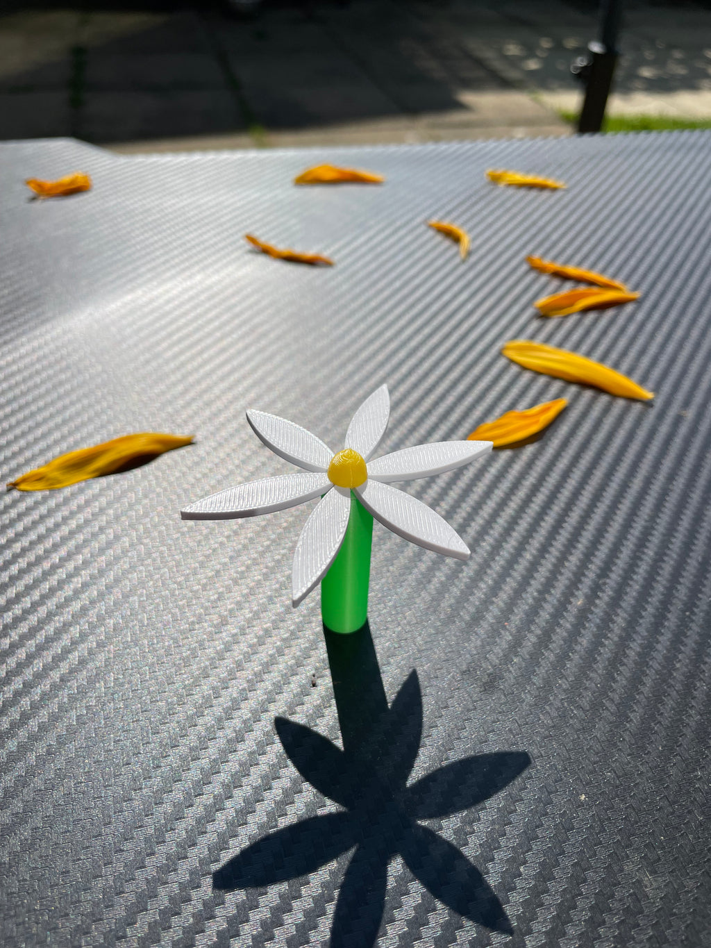 Daisy Plant Stake Topper | Decorative Orchid Cane Cap | 3D Printed Flower Stake Cover | Plant Support Topper | Custom Sizes