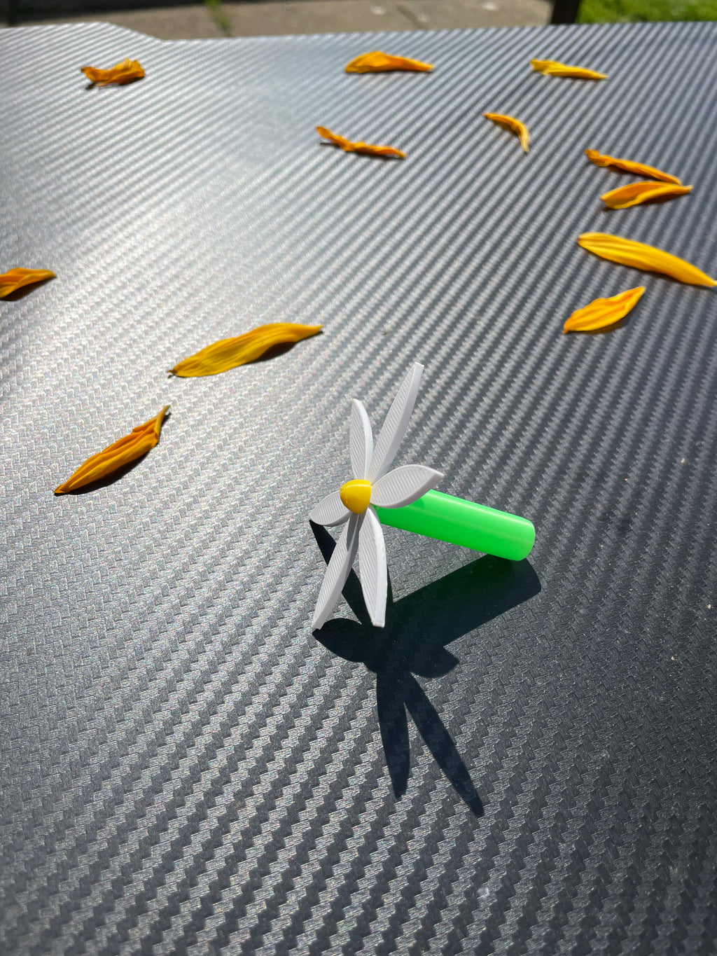 Daisy Plant Stake Topper | Decorative Orchid Cane Cap | 3D Printed Flower Stake Cover | Plant Support Topper | Custom Sizes