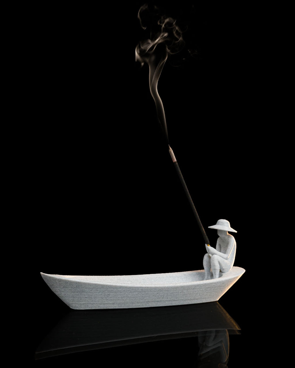 Peaceful Fisherman Incense Holder