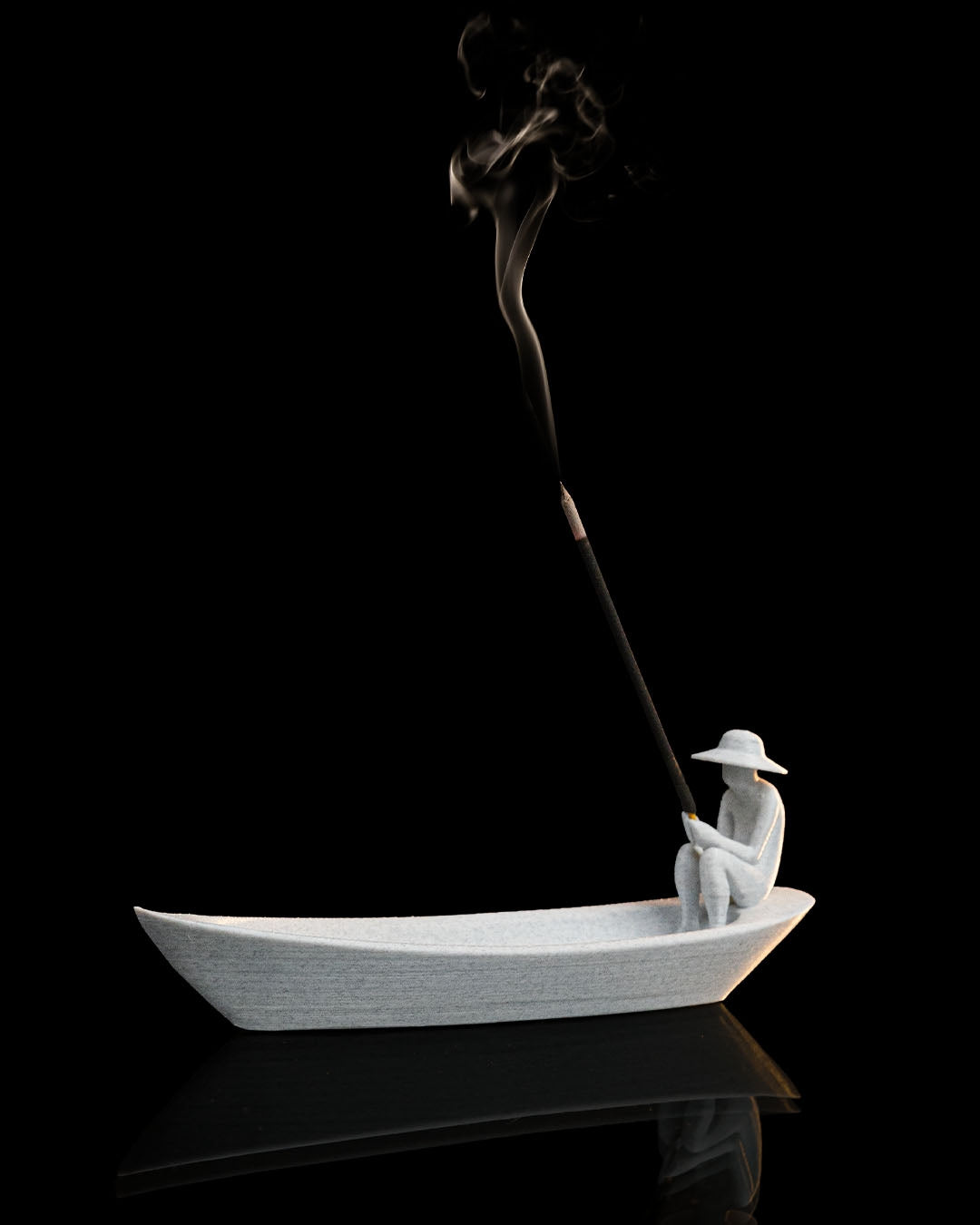 Peaceful Fisherman Incense Holder