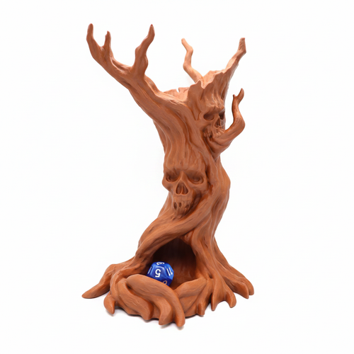 Creepy Tree Dice Tower – White Background