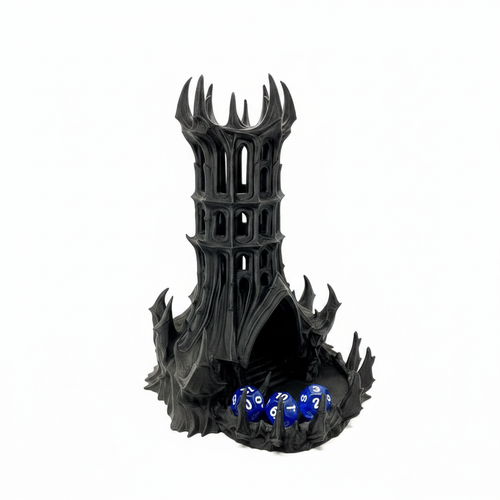 Gothic Dice Tower – White Background
