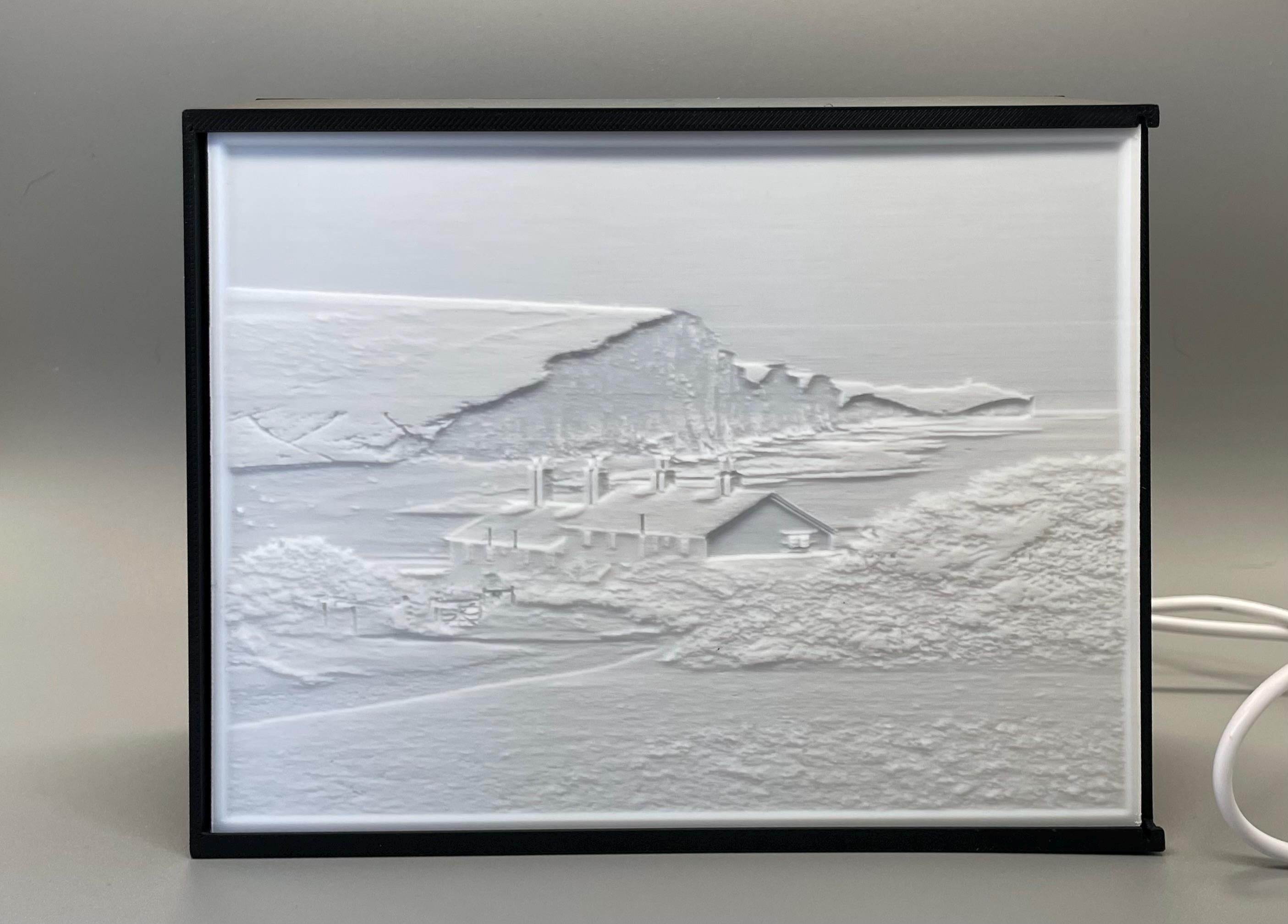 Custom Lithophane Picture Light Box – Personalised 3D Printed LED Photo Gift
