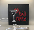Bar Open Light Box
