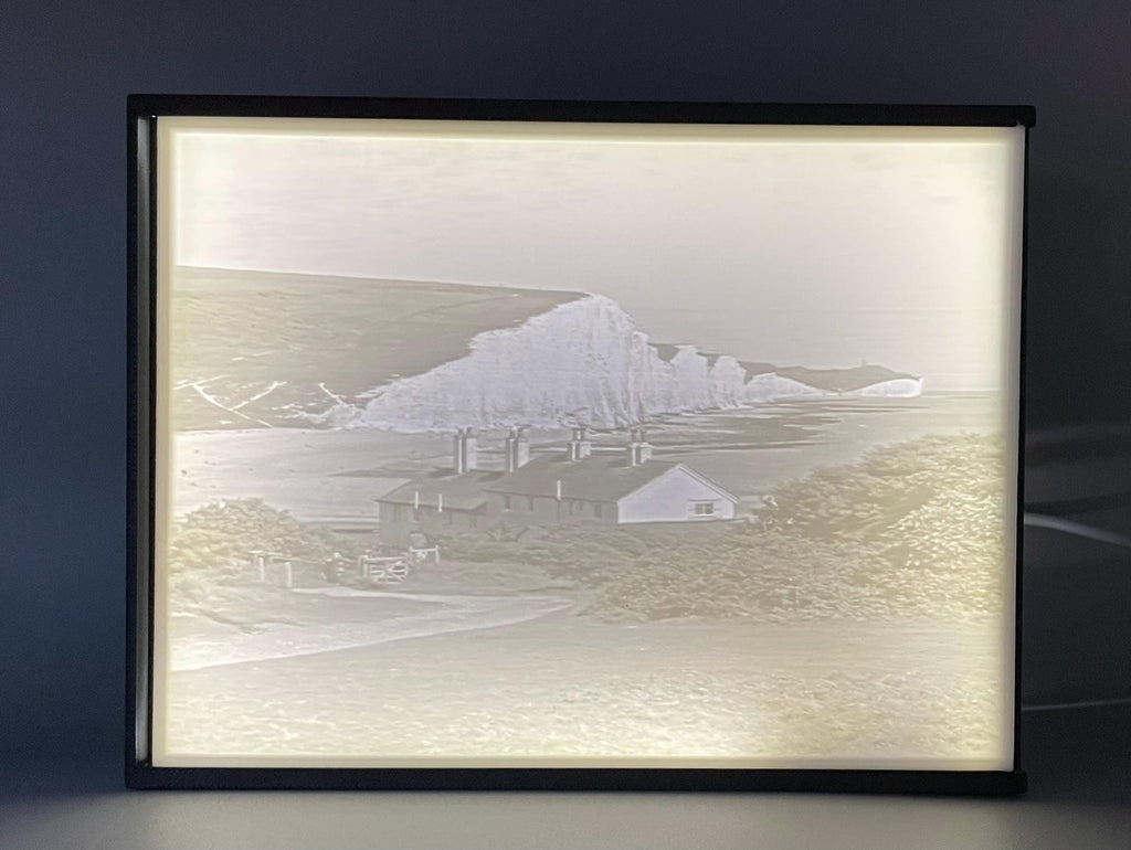 Custom Lithophane Picture Light Box – Personalised 3D Printed LED Photo Gift