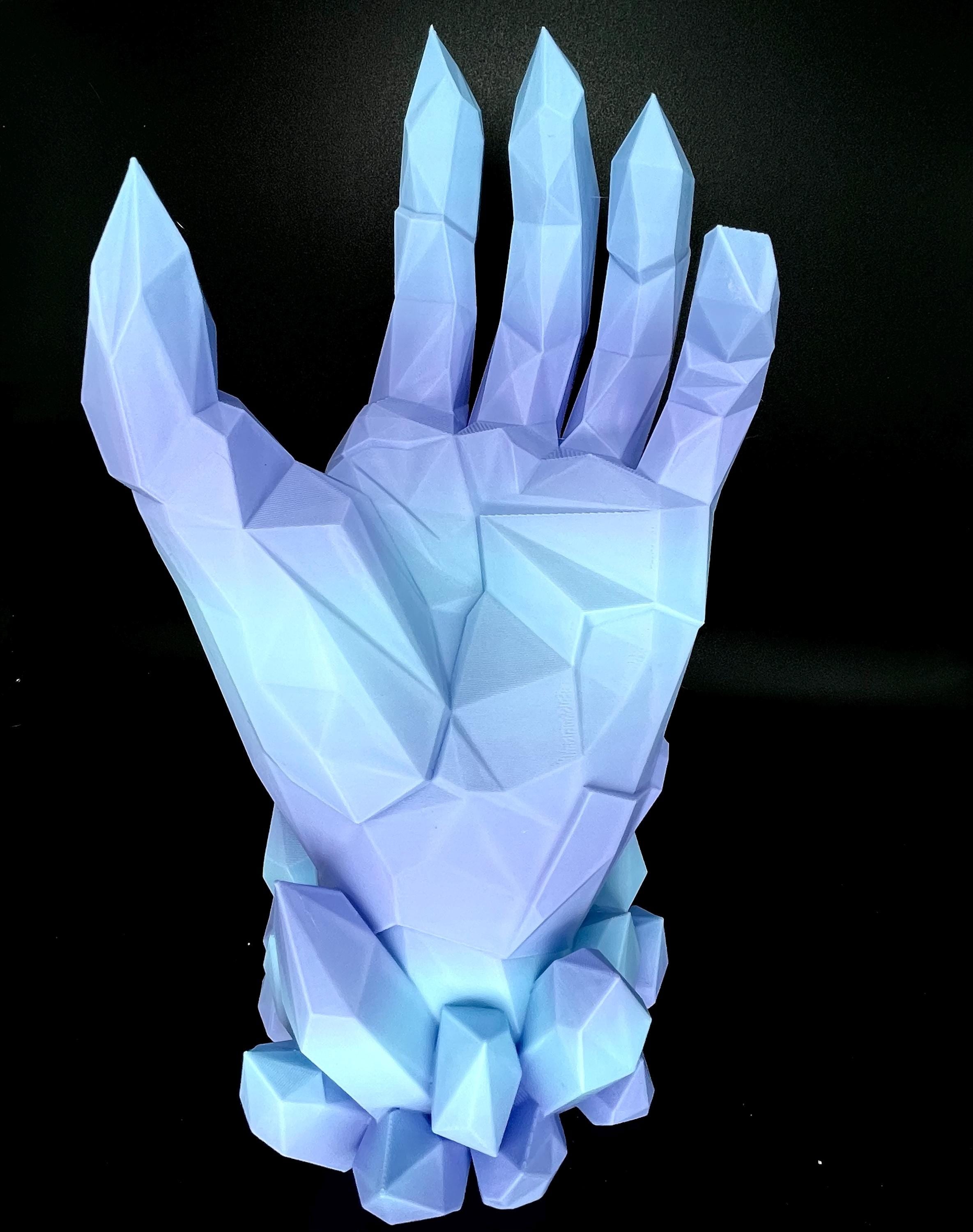 Game Controller Stand Crystal Hand Design. Colour shown Blueberry Bubblegum. Free UK Delivery