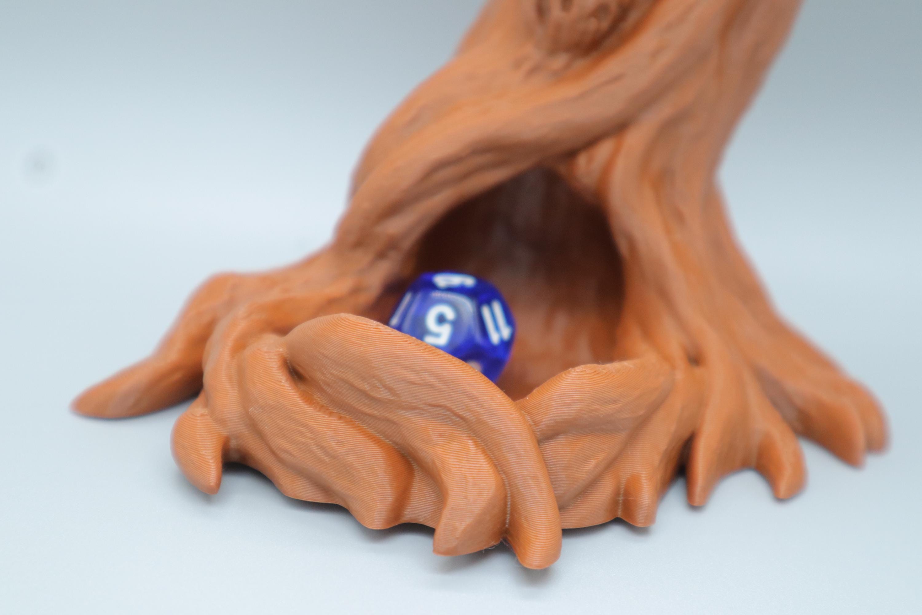 Creepy Tree Dice Tower – Skull, Dark Fantasy RPG Accessory (3D Printed)