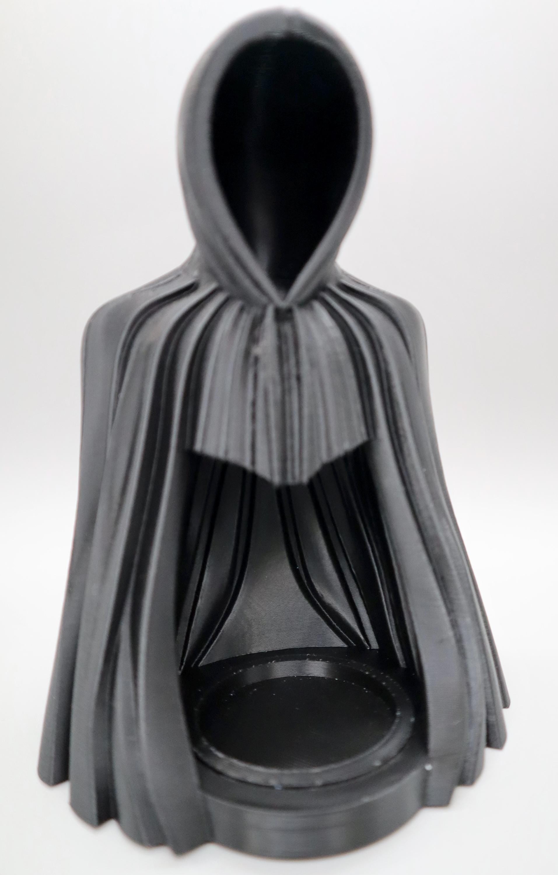 Hooded Cloak Battery Tea Light Holder – Gothic Style Ornament