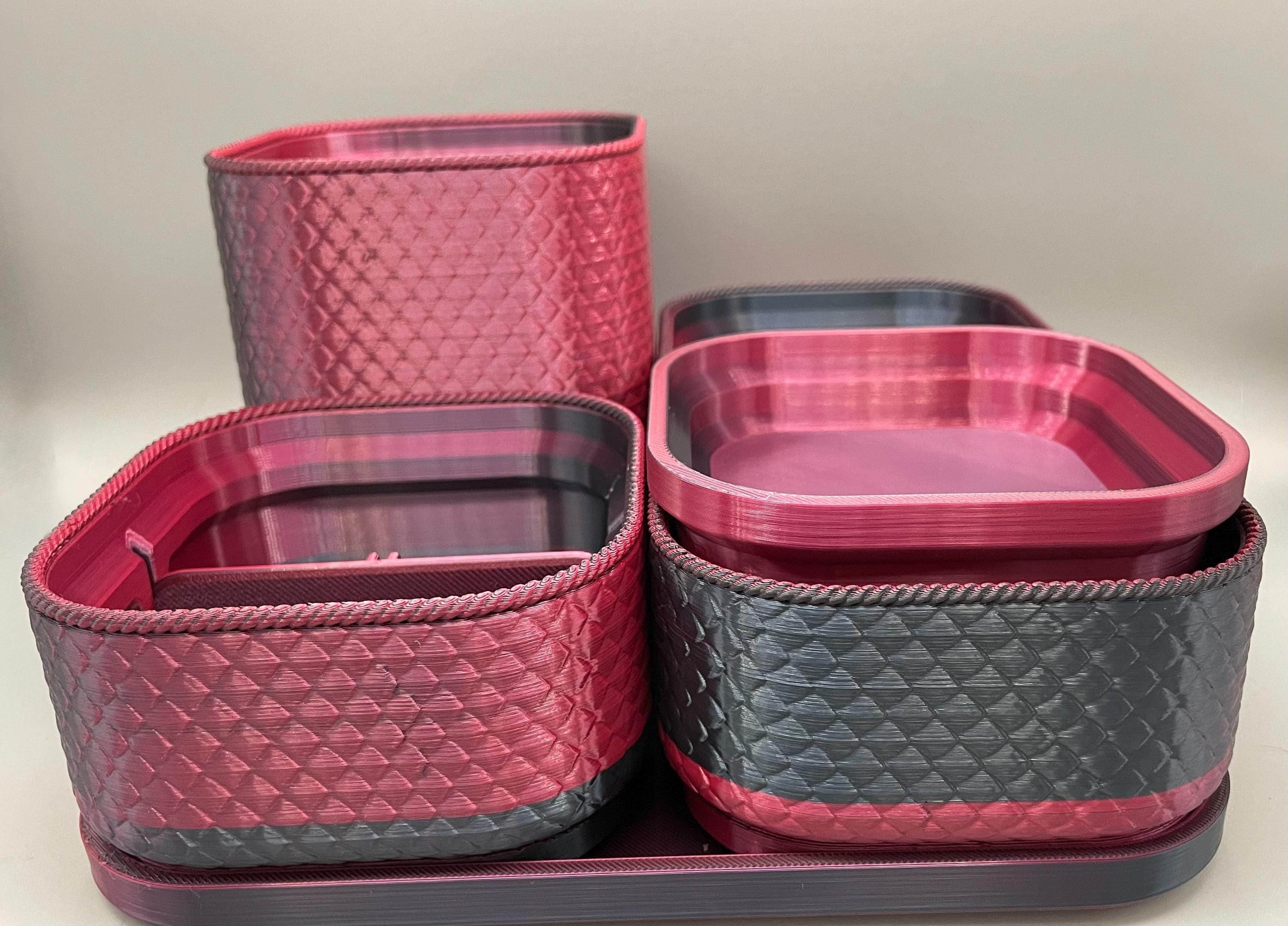 Modular Dressing Table Organiser – Stackable Makeup & Storage Set