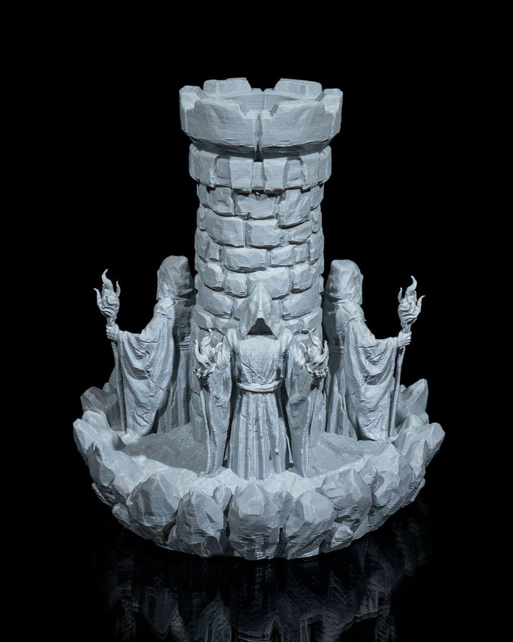 Mad Wizard Tower Dice Tower – 3D Printed DnD Roller – Fantasy RPG Terrain