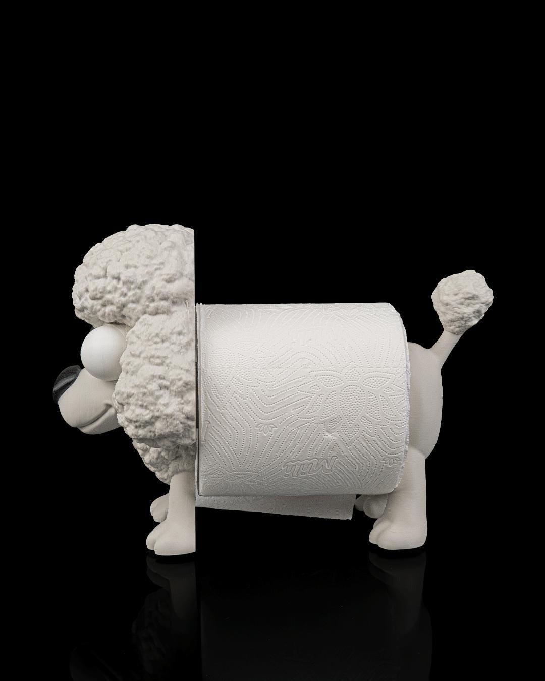 Poo-dle Novelty toilet roll holder
