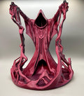 Wizard Dice Tower – Red Black Silk PLA 3D Printed RPG Accessory