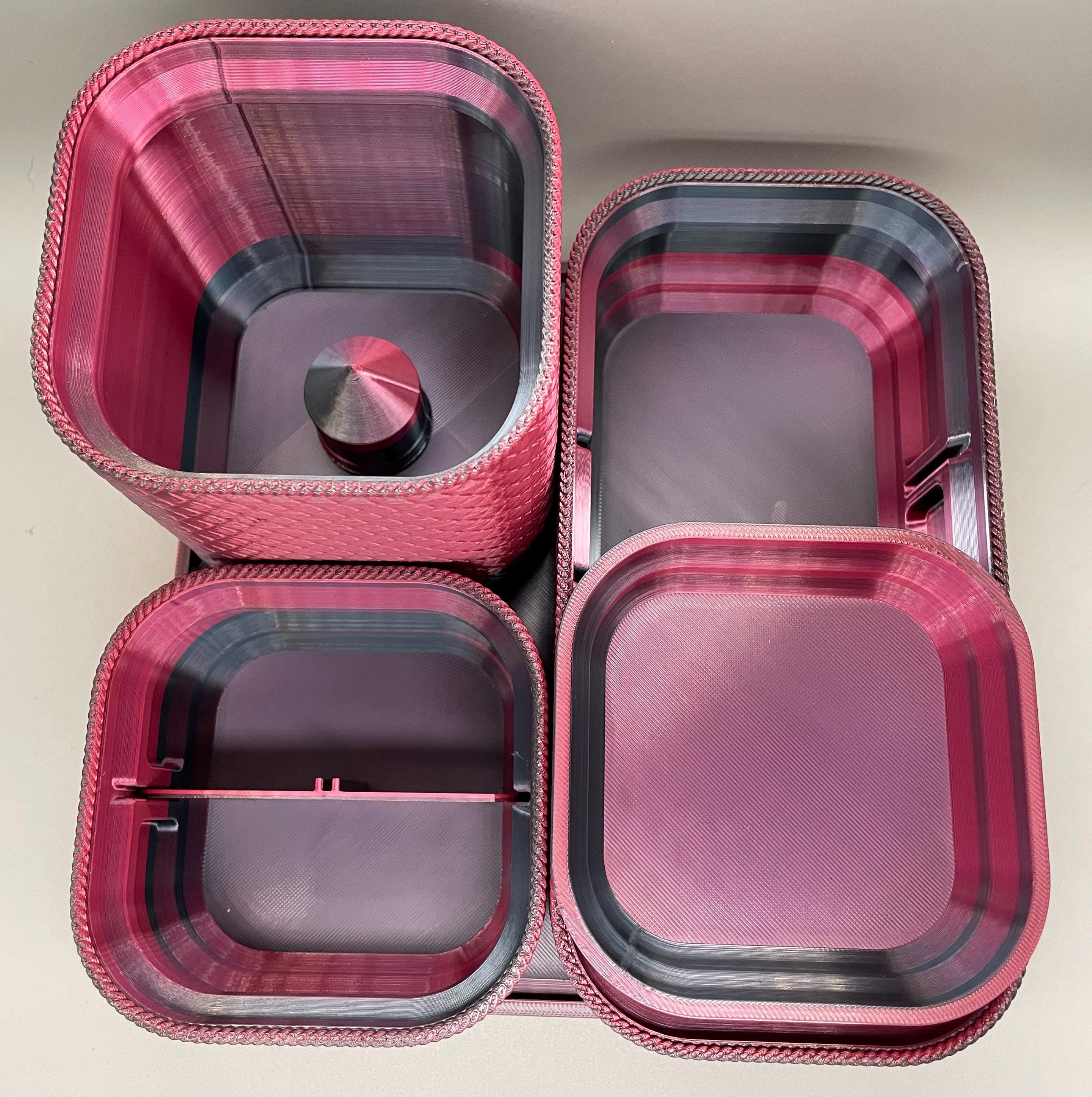 Modular Dressing Table Organiser – Stackable Makeup & Storage Set