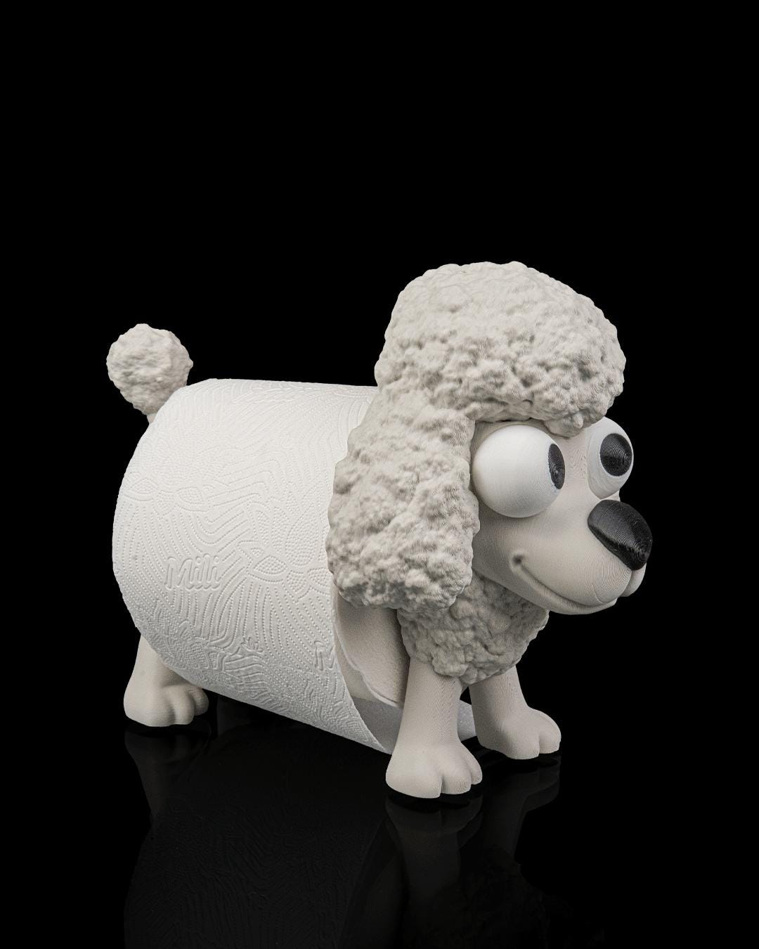 Poo-dle Novelty toilet roll holder