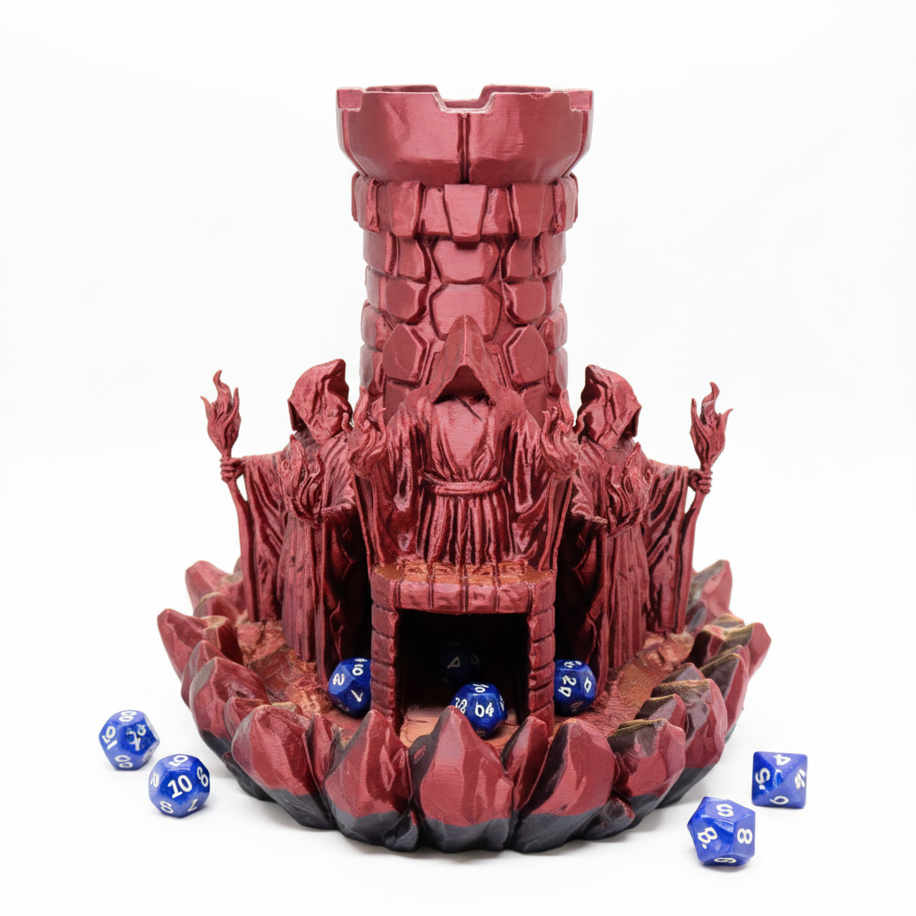 Mad Wizard Tower – White Background