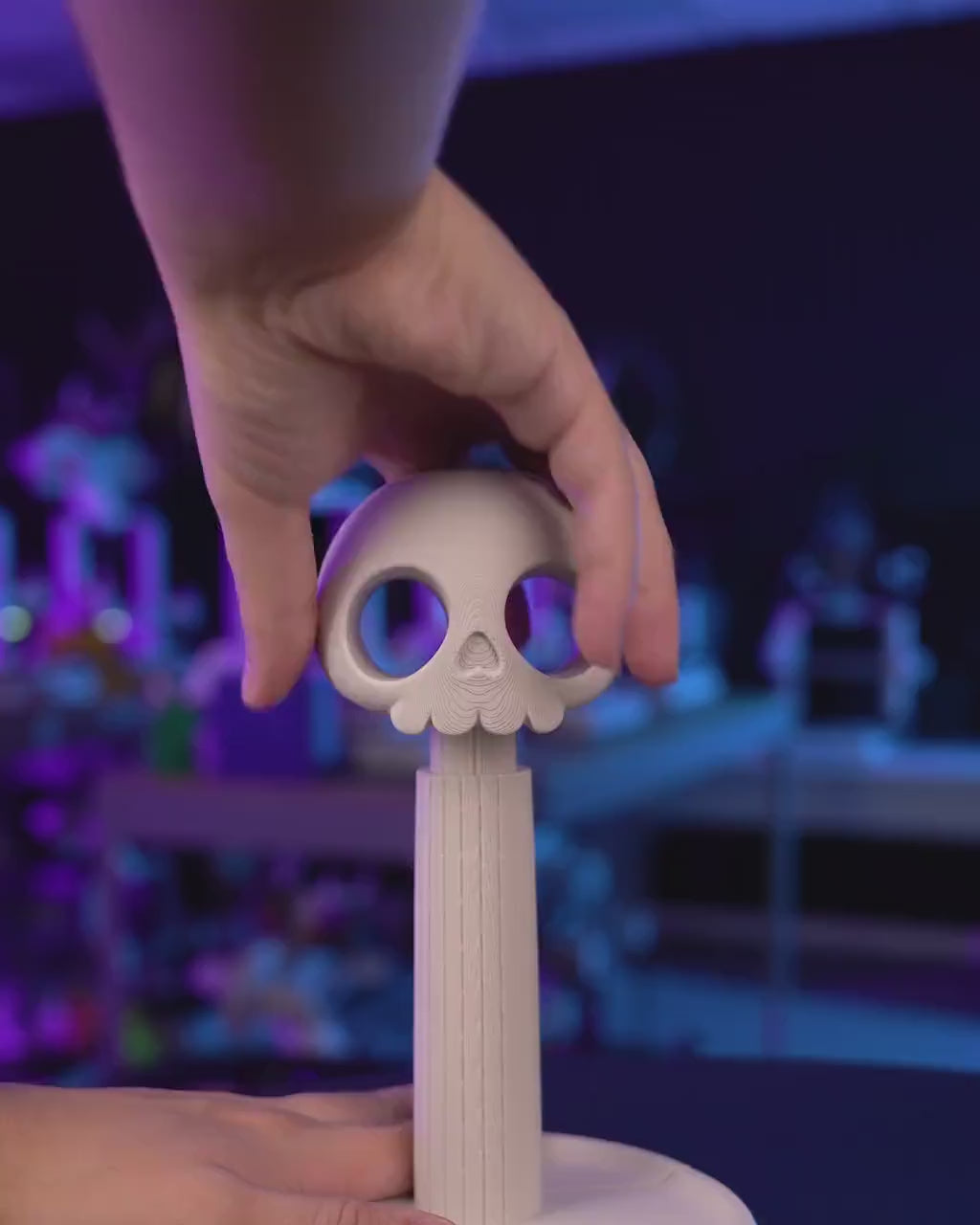 Novelty 'Grim' Headset Holder