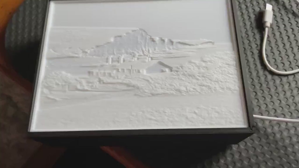 Custom Lithophane Picture Light Box – Personalised 3D Printed LED Photo Gift