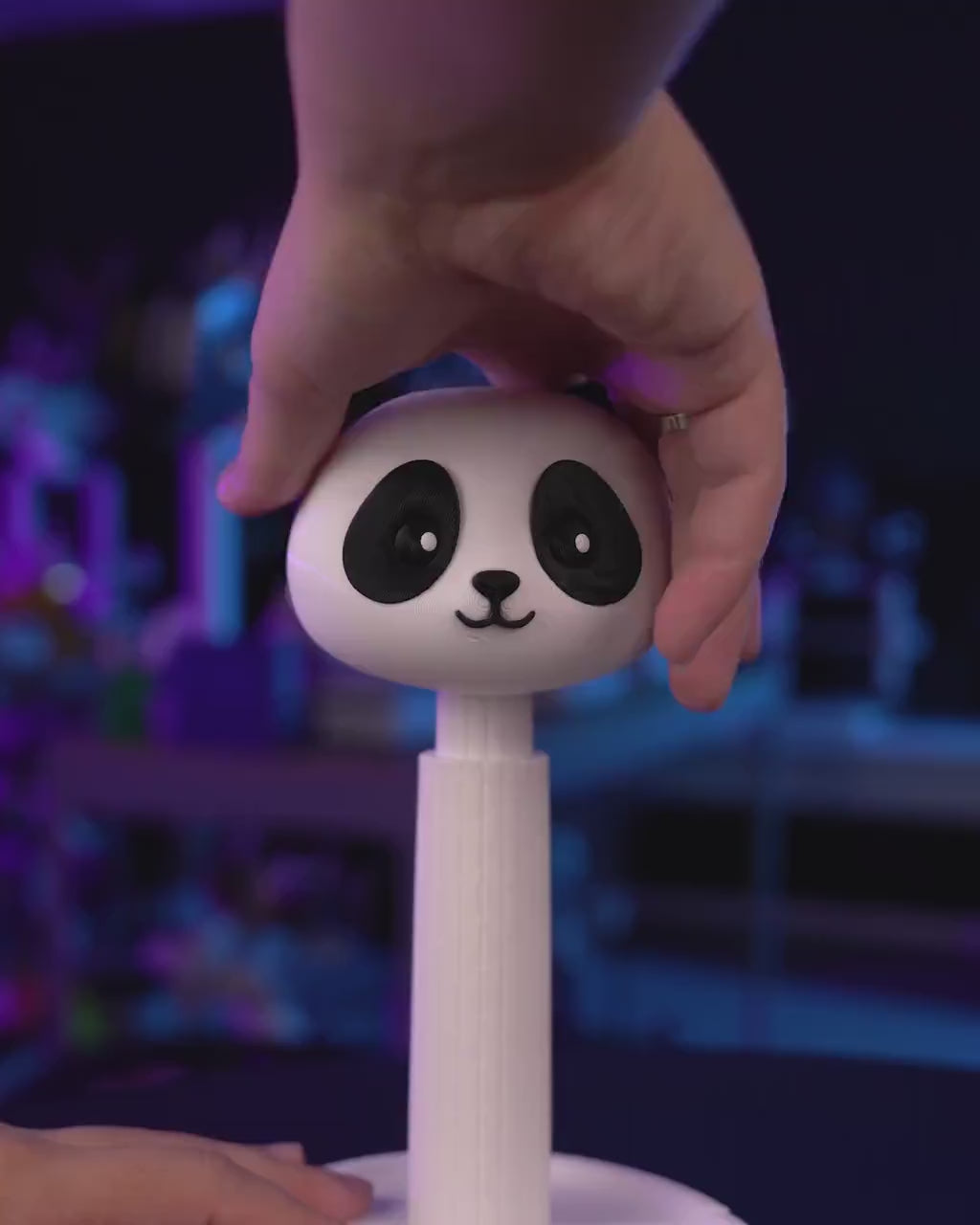 Novelty Headset Holder featuring a Panda